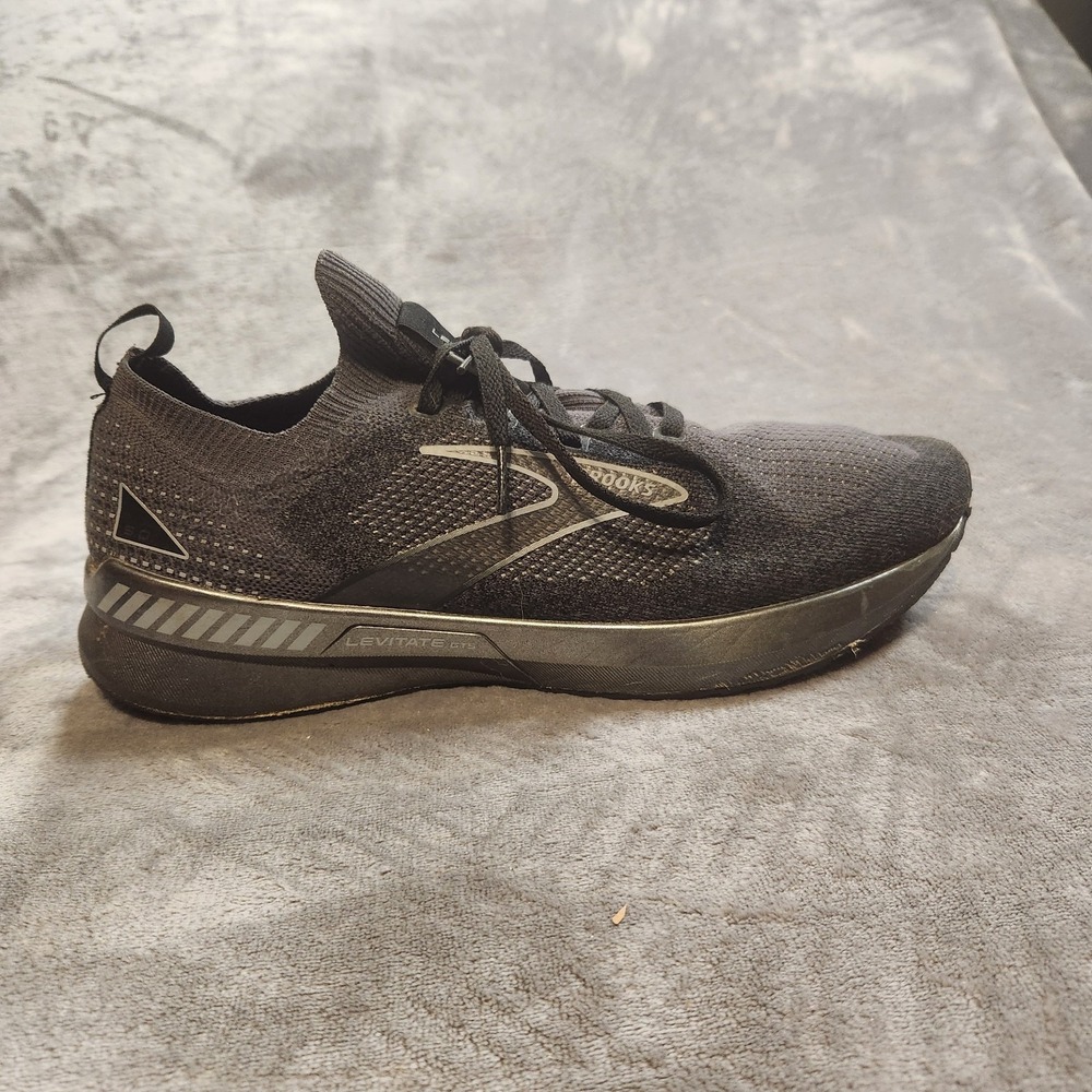 Brooks Shoes Mens 11 Black Levitate GTS Stealthfit 5 Road Running 1103731D051